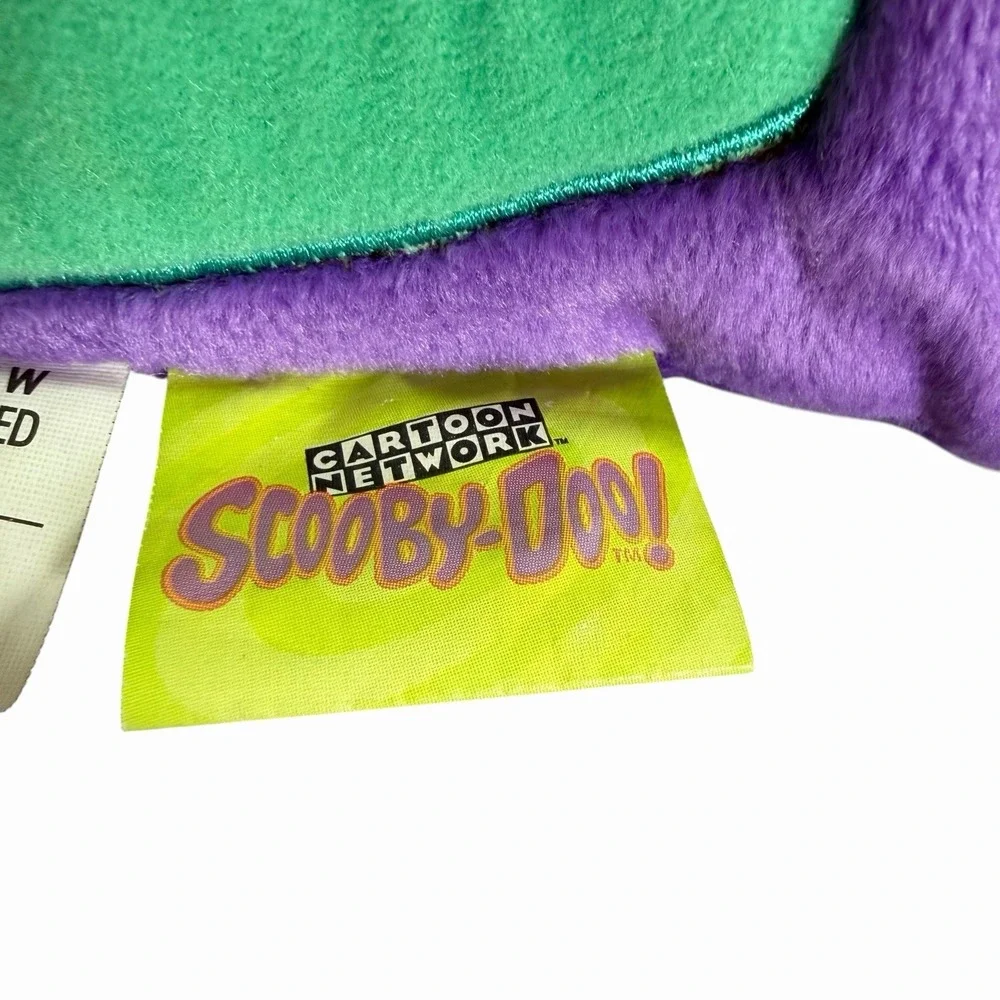 Vintage Scooby Doo 3D Embroidered Novelty Plush Throw Pillow Cartoon Network